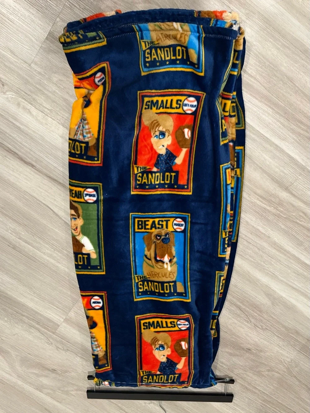 Sandlot Movie Collectors Throw Blanket 50x70 NWT Smalls Squints Beast Plush